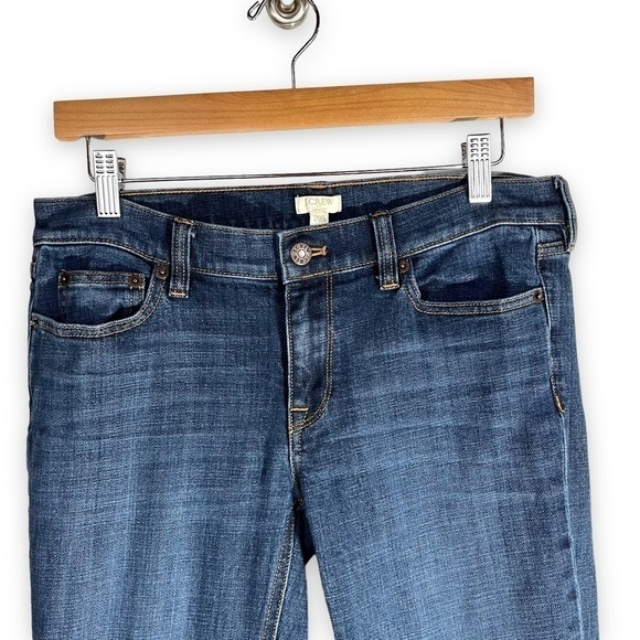 J Crew Factory Demi Boot Cut Full Length Jeans, Medium Wash, Size 29R - Picture 3 of 7